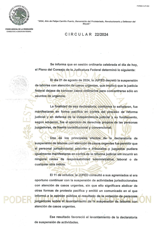 Portada del documento