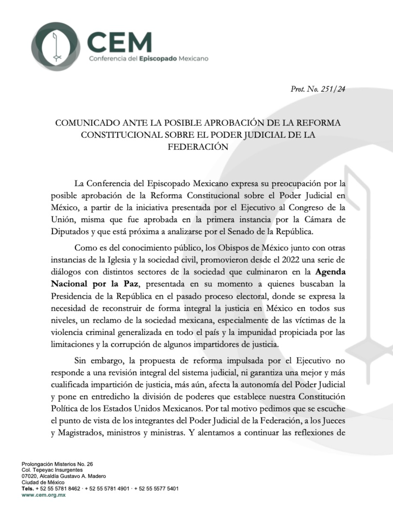 Portada del documento