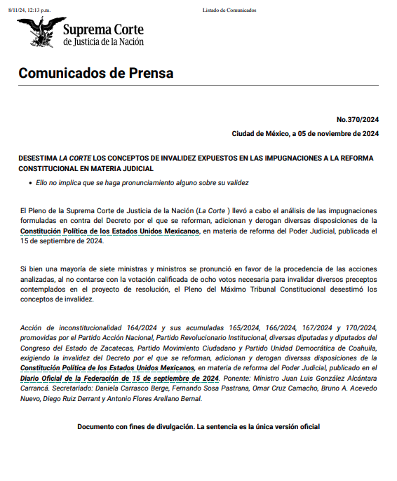 Portada del documento