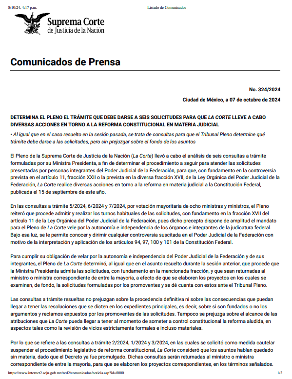 Portada del documento