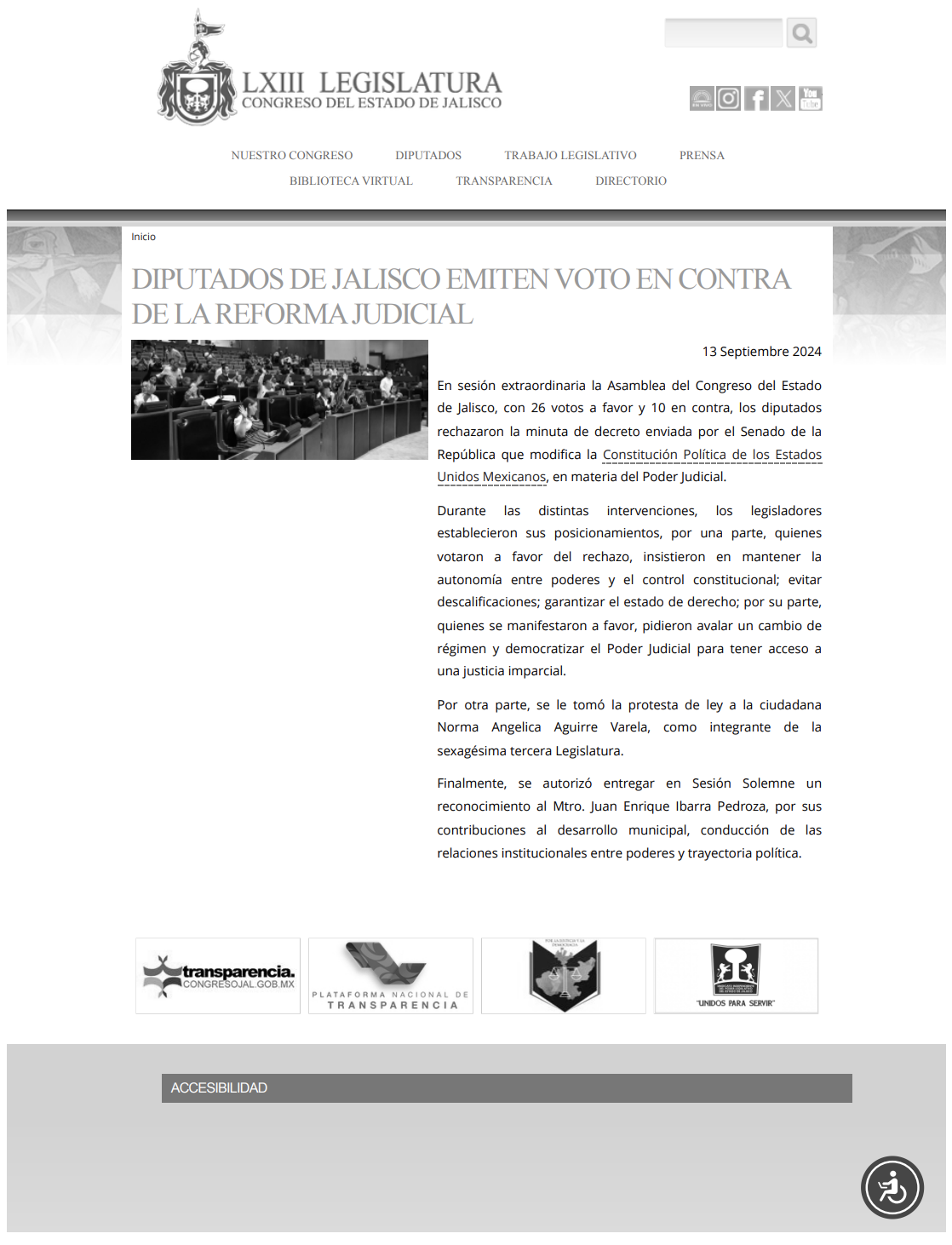 Portada del documento