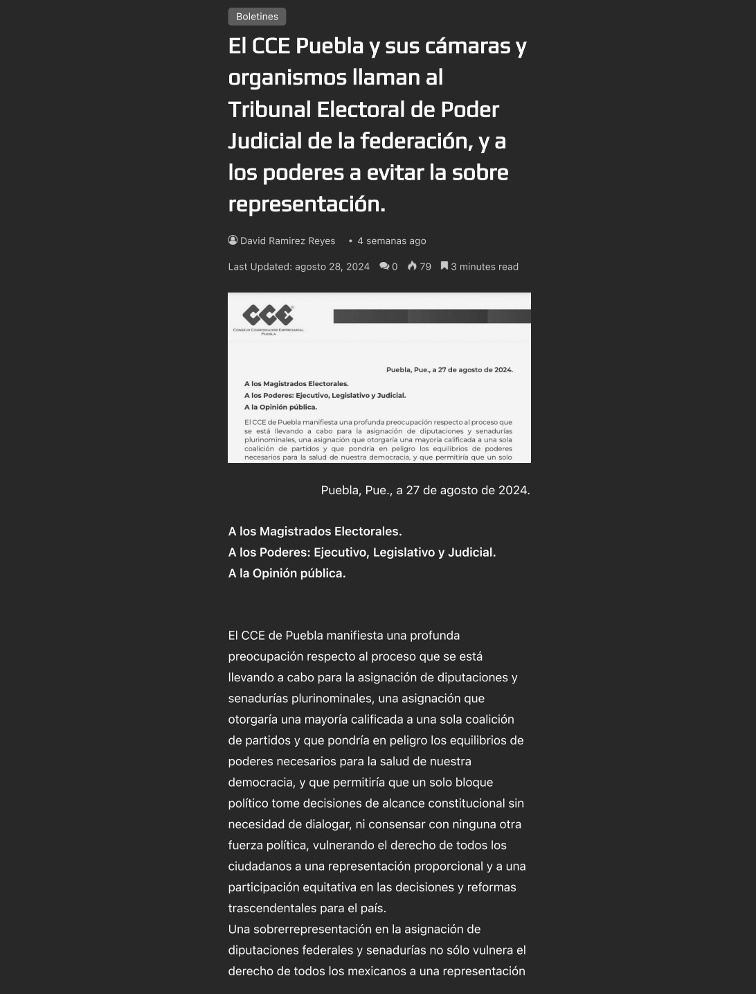 Portada del documento