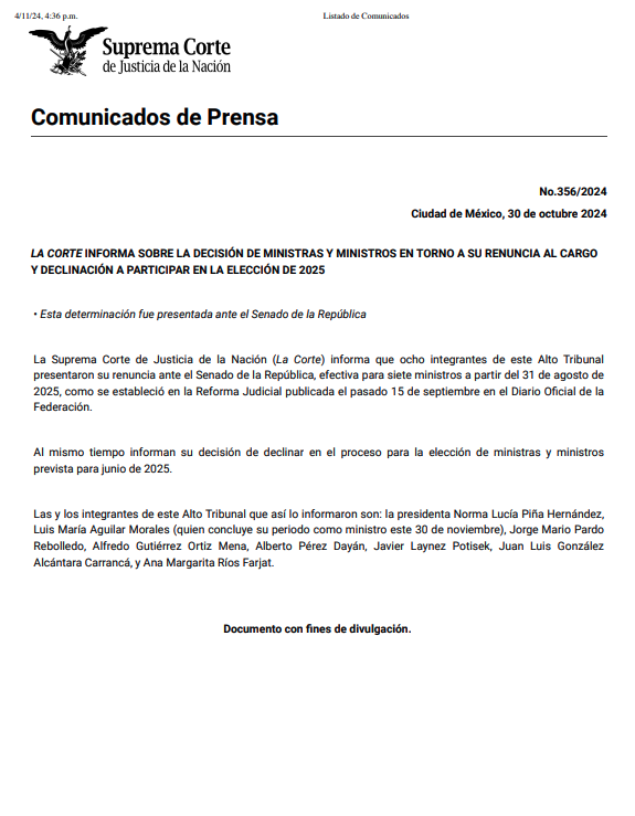 Portada del documento