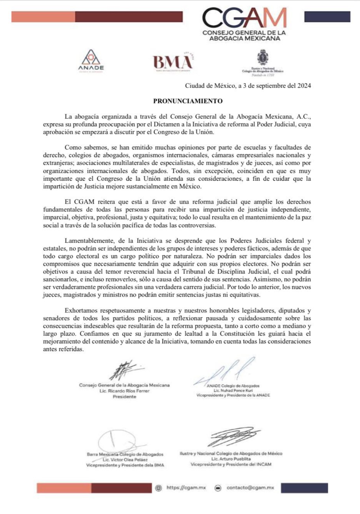 Portada del documento