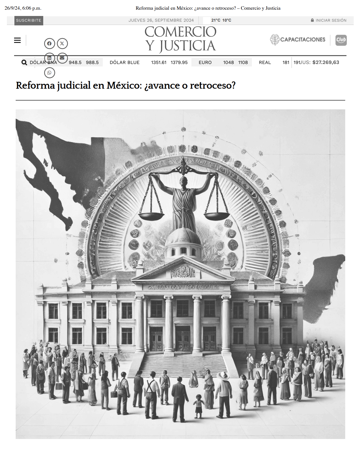 Portada del documento