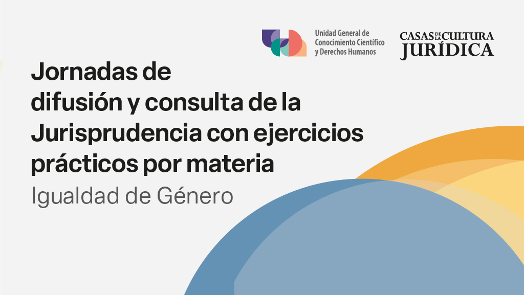 Jornadas de difusión. Igualdad de género