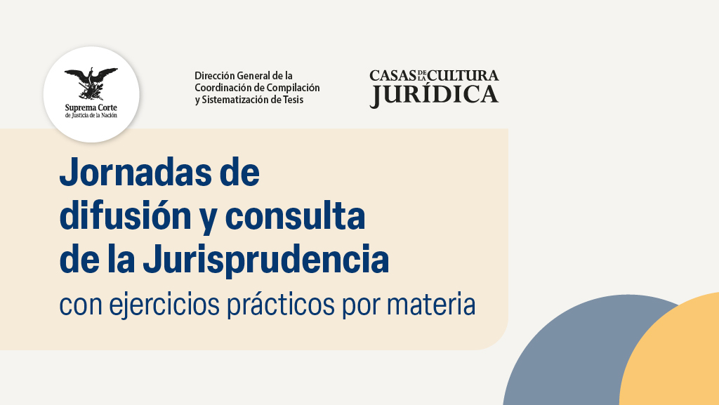 Jornadas de difusión y consulta de la Jurisprudencia con ejercicios prácticos por materia