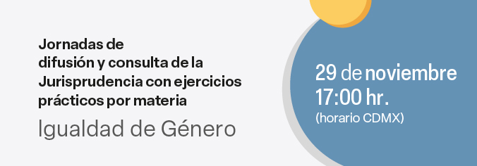 igualdad de género. Jornadas de difusión y consulta 