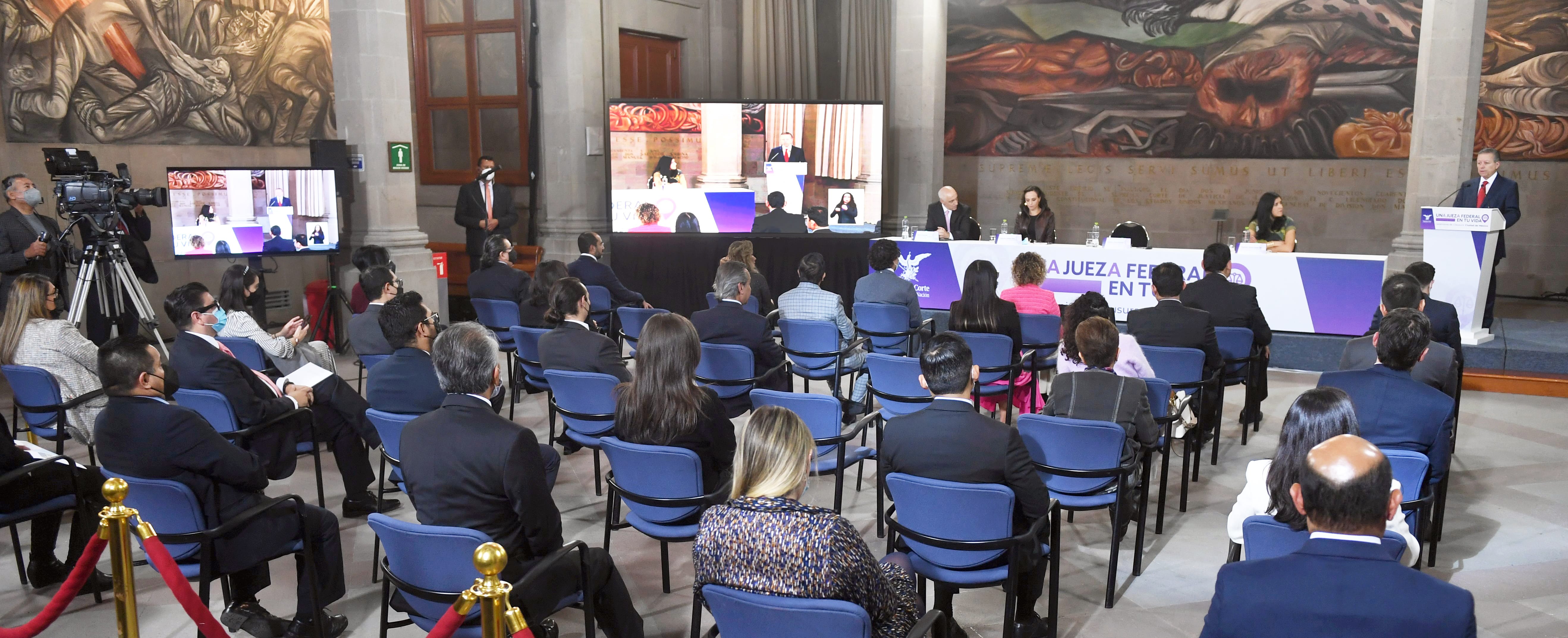 Ministro Arturo Zaldívar, Presidente De La SCJN Y Del CJF, En El Marco ...