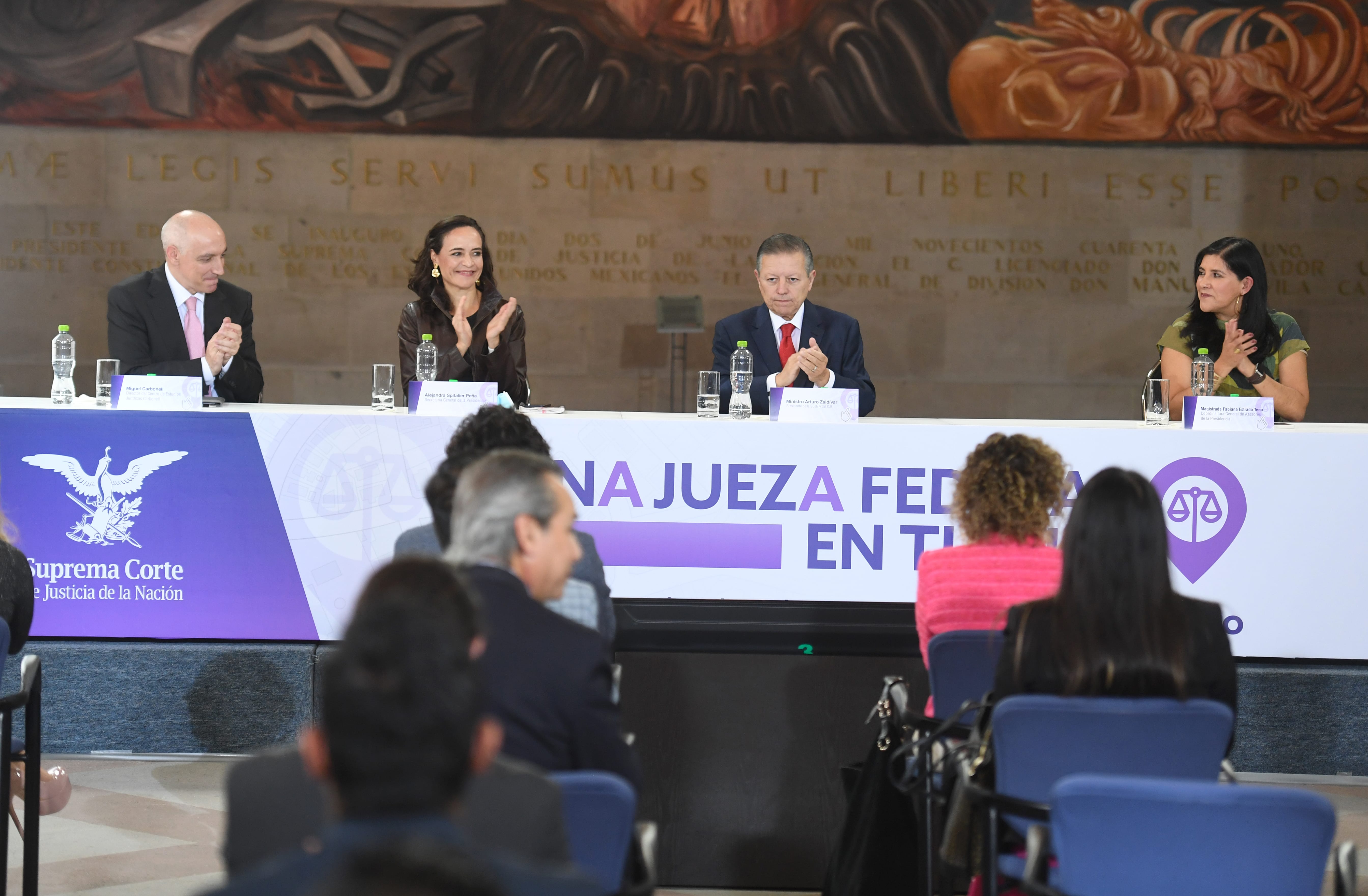 Ministro Arturo Zaldívar, Presidente De La SCJN Y Del CJF, En El Marco ...