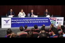 Ministro Arturo Zaldívar, Presidente de la SCJN y del CJF, durante el Conversatorio sobre la Recepción de la Jurisprudencia Interamericana por la Suprema Corte de Justicia de la Nación